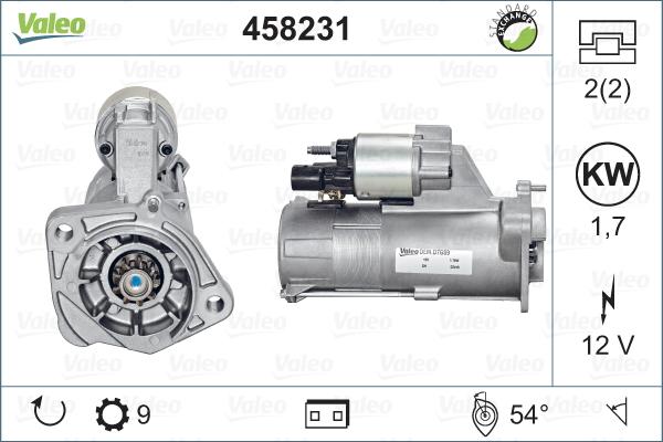 Valeo 458231 - Стартер avtolavka.club