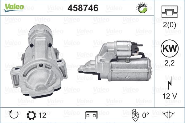 Valeo 458746 - Стартер avtolavka.club