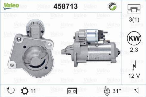 Valeo 458713 - Стартер avtolavka.club