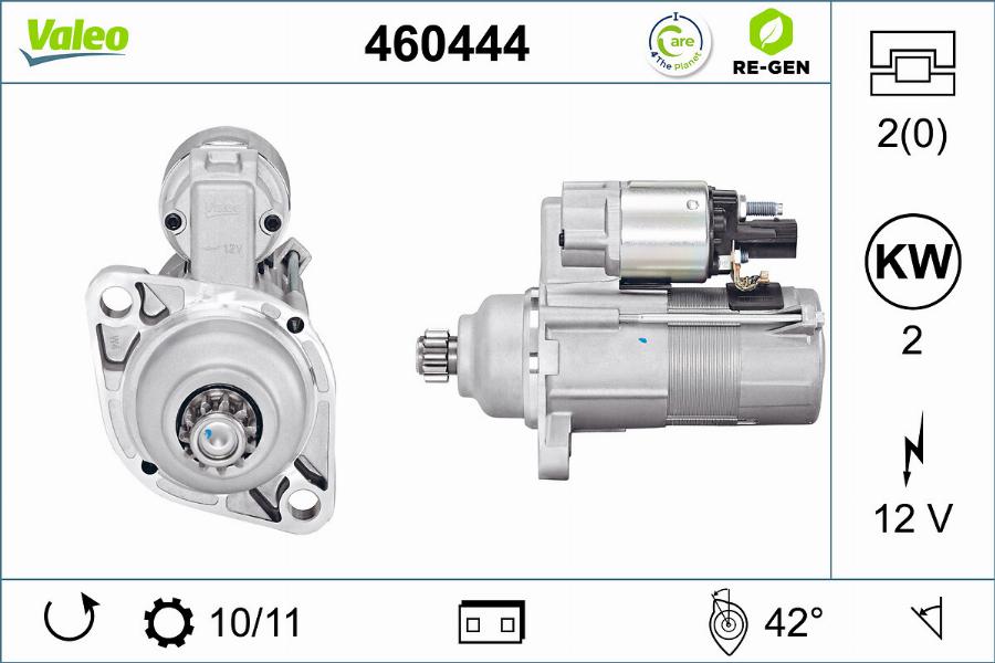 Valeo 460444 - Стартер avtolavka.club