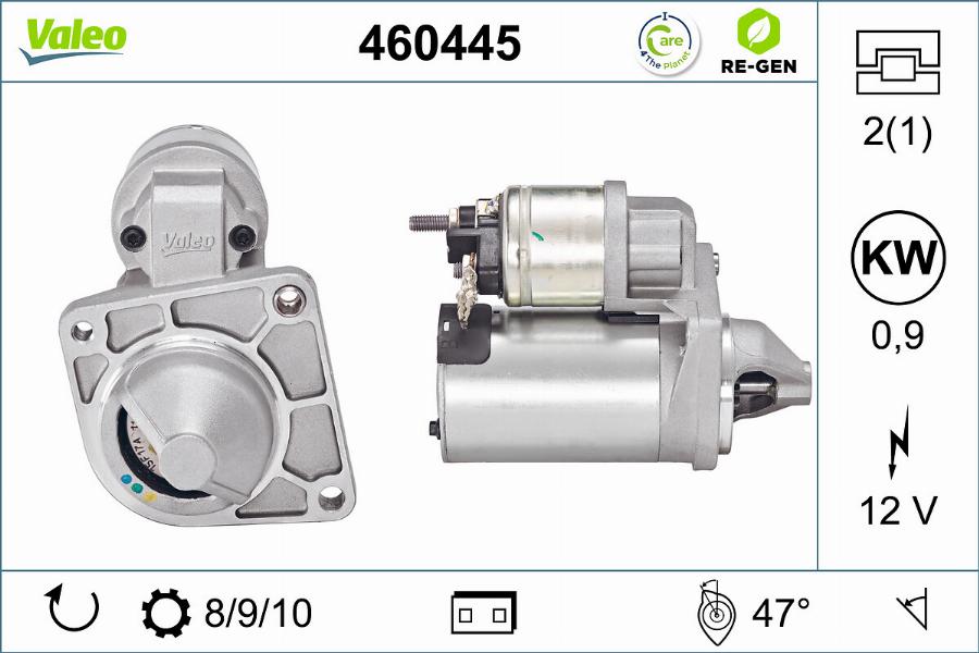 Valeo 460445 - Стартер avtolavka.club