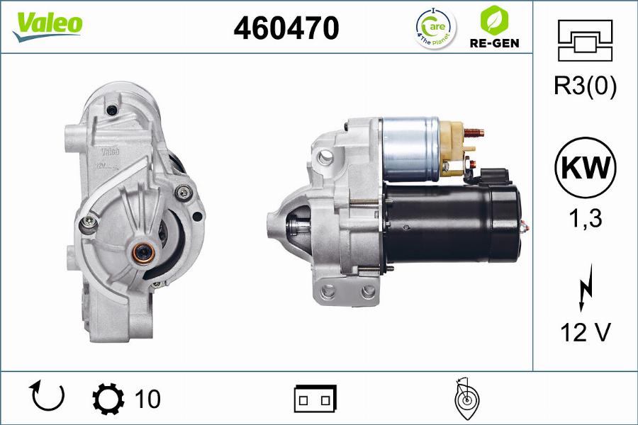 Valeo 460470 - Стартер avtolavka.club