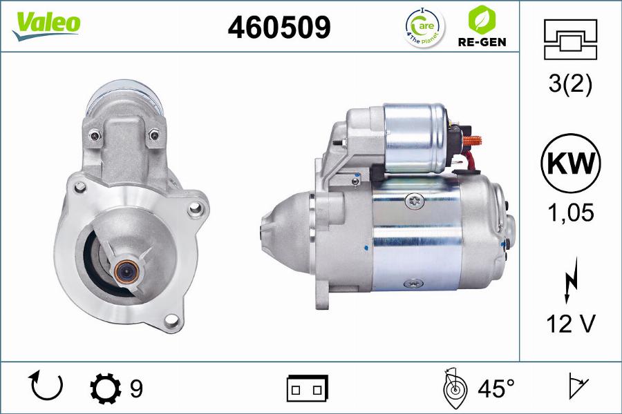 Valeo 460509 - Стартер avtolavka.club