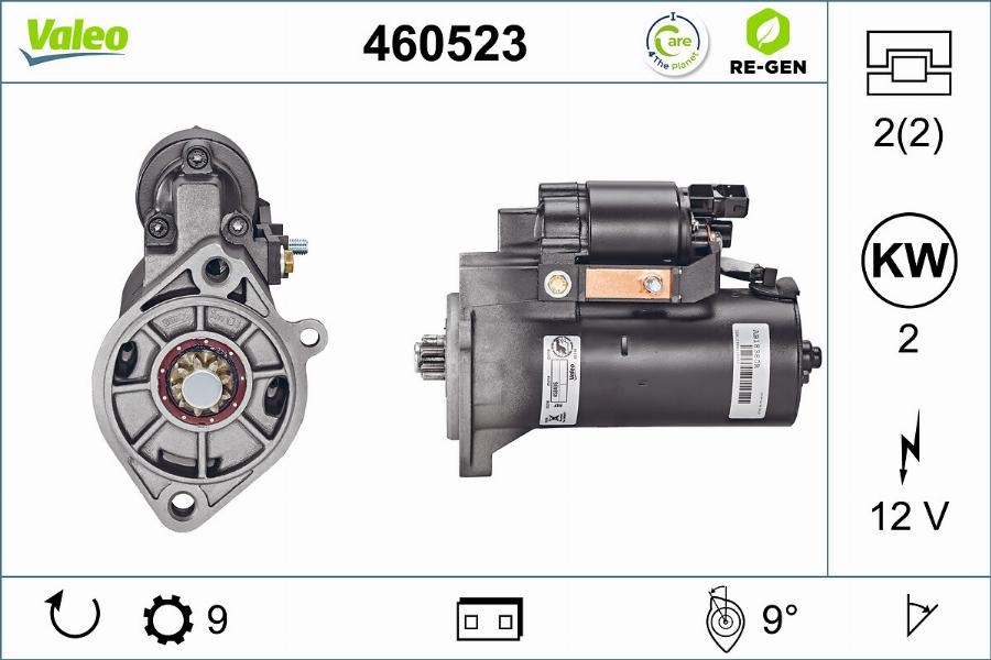 Valeo 460523 - Стартер avtolavka.club