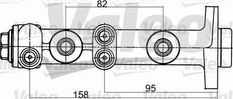 Valeo 402098 - Головний гальмівний циліндр avtolavka.club