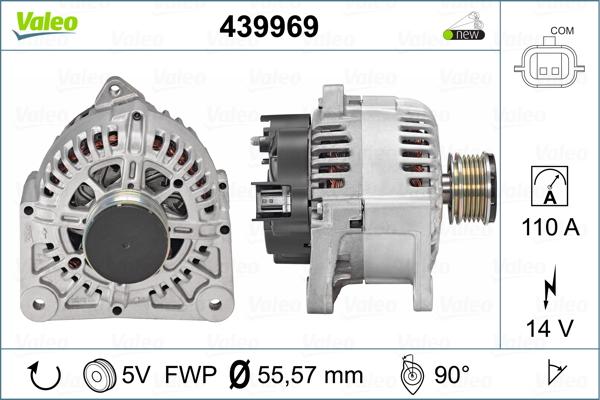 Valeo 439969 - Генератор avtolavka.club