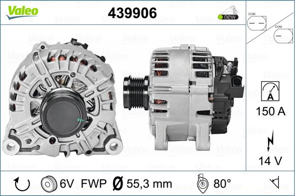 Valeo 439906 - Генератор avtolavka.club