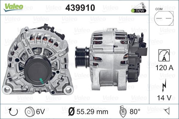 Valeo 439910 - Генератор avtolavka.club