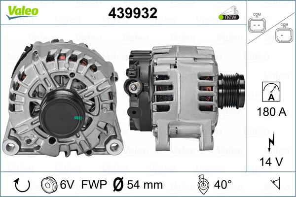 Valeo 439932 - Генератор avtolavka.club