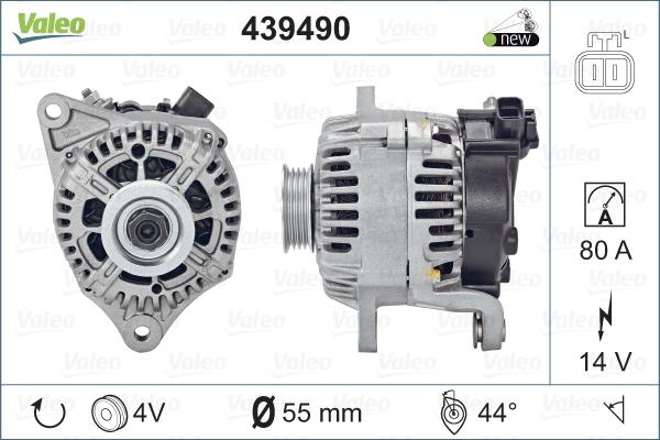 Valeo 439490 - Генератор avtolavka.club