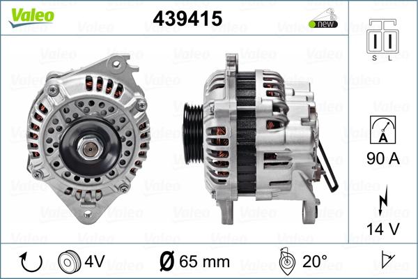 Valeo 439415 - Генератор avtolavka.club