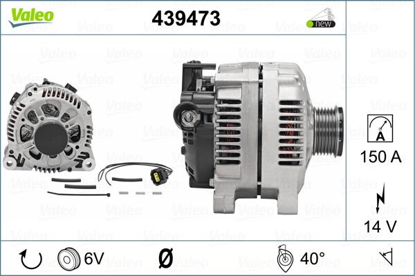 Valeo 439473 - Генератор avtolavka.club