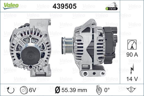 Valeo 439505 - Генератор avtolavka.club