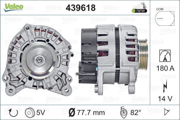 Valeo 439618 - Генератор avtolavka.club