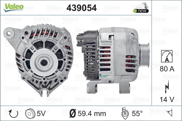 Valeo 439054 - Генератор avtolavka.club