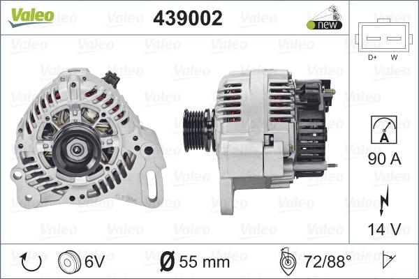 Valeo 439002 - Генератор avtolavka.club