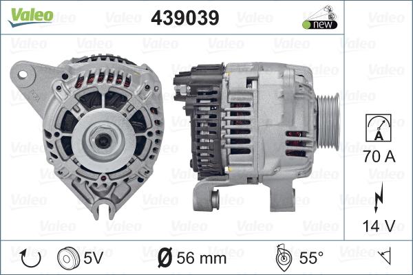 Valeo 439039 - Генератор avtolavka.club