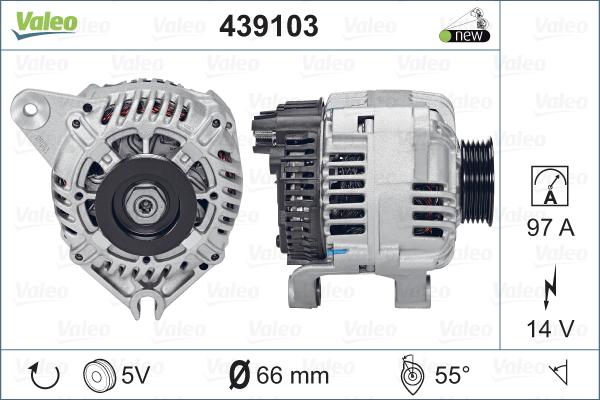 Valeo 439103 - Генератор avtolavka.club