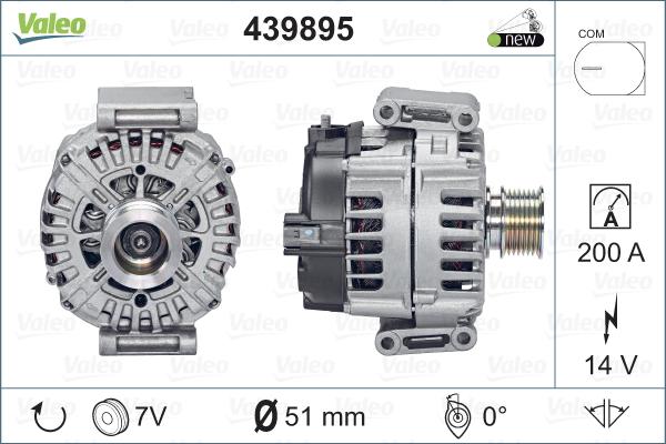 Valeo 439895 - Генератор avtolavka.club