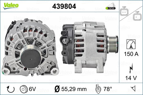 Valeo 439804 - Генератор avtolavka.club