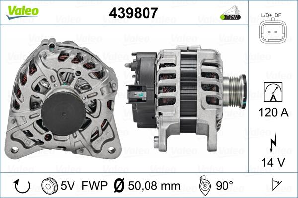 Valeo 439807 - Генератор avtolavka.club