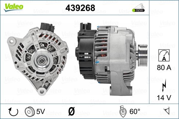 Valeo 439268 - Генератор avtolavka.club