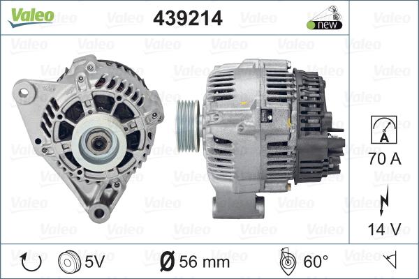 Valeo 439214 - Генератор avtolavka.club