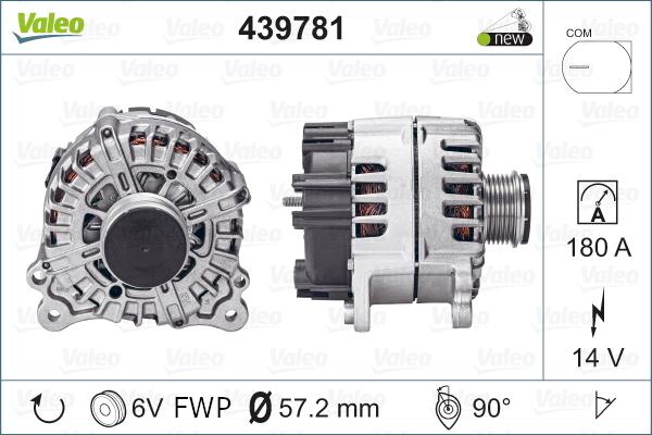 Valeo 439781 - Генератор avtolavka.club