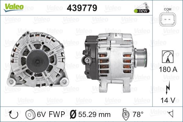 Valeo 439779 - Генератор avtolavka.club