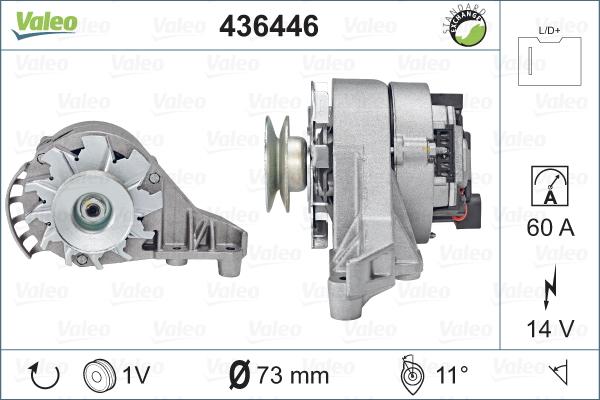 Valeo 436446 - Генератор avtolavka.club