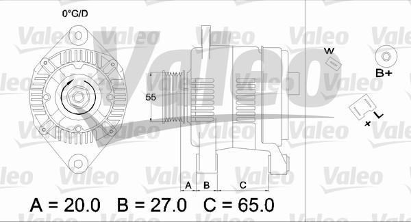 Valeo 436463 - Генератор avtolavka.club