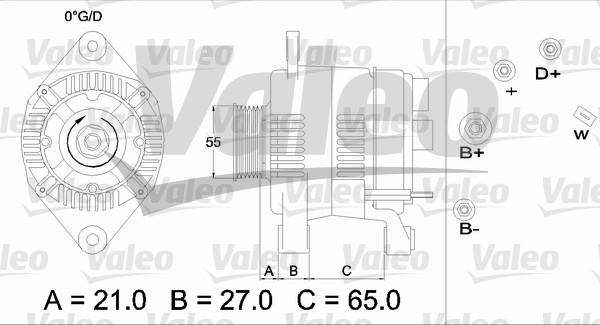 Valeo 436403 - Генератор avtolavka.club