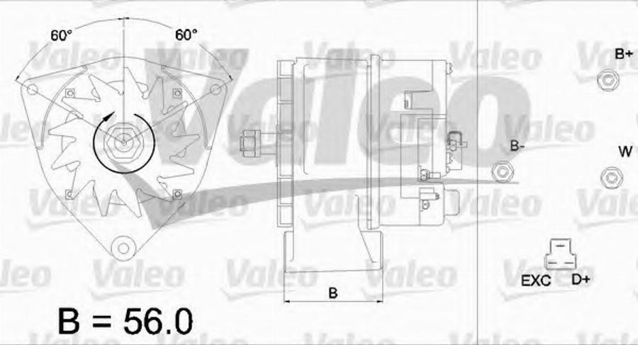 Valeo 436 419 - Генератор avtolavka.club