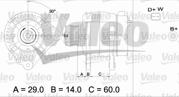 Valeo 436484 - Генератор avtolavka.club