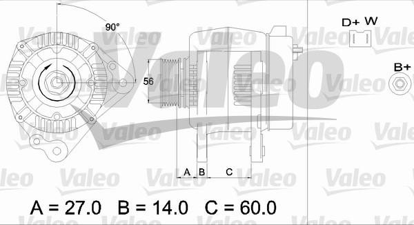 Valeo 436482 - Генератор avtolavka.club