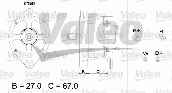 Valeo 436433 - Генератор avtolavka.club