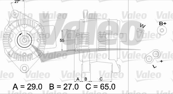 Valeo 436470 - Генератор avtolavka.club