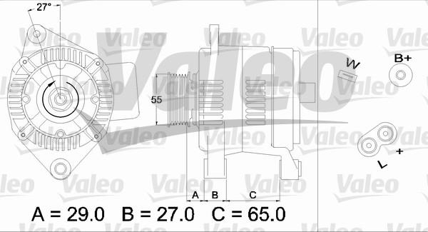 Valeo 436471 - Генератор avtolavka.club