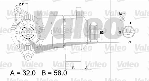 Valeo 436541 - Генератор avtolavka.club