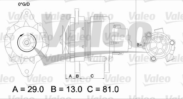 Valeo 436550 - Генератор avtolavka.club