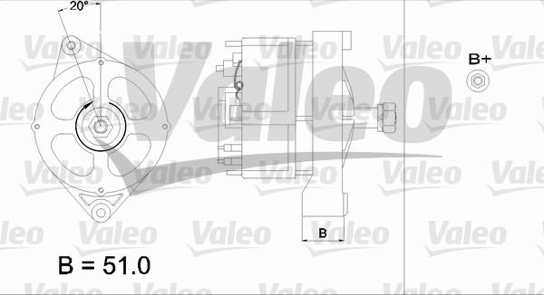 Valeo 436567 - Генератор avtolavka.club