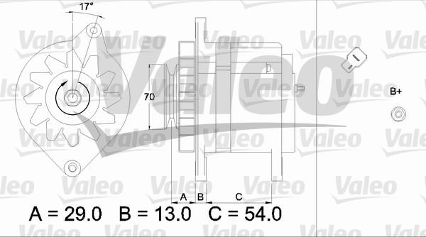 Valeo 436501 - Генератор avtolavka.club