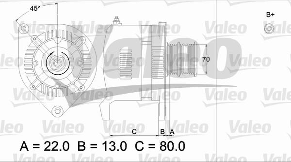 Valeo 436508 - Генератор avtolavka.club