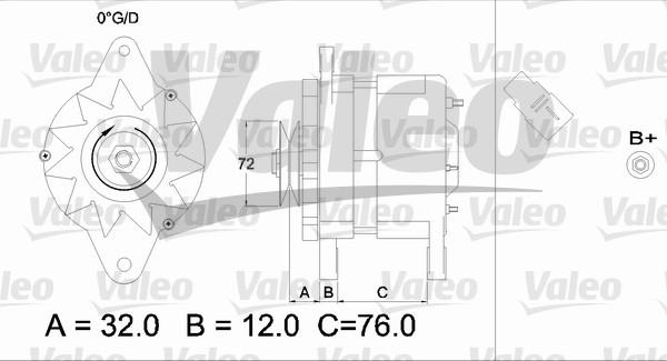 Valeo 436535 - Генератор avtolavka.club