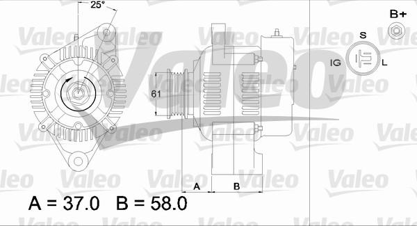 Valeo 436538 - Генератор avtolavka.club