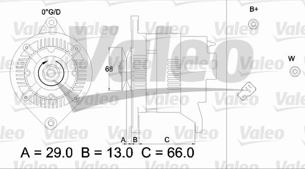 Valeo 436524 - Генератор avtolavka.club