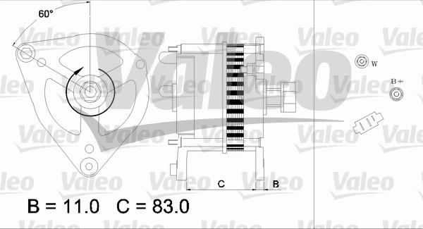 Valeo 436692 - Генератор avtolavka.club