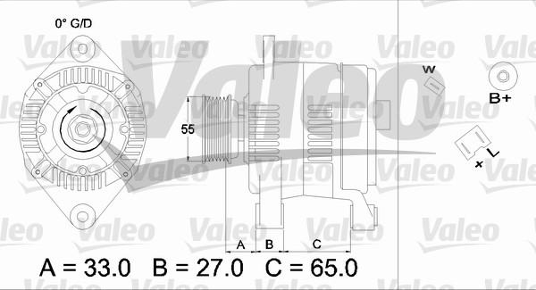 Valeo 436646 - Генератор avtolavka.club