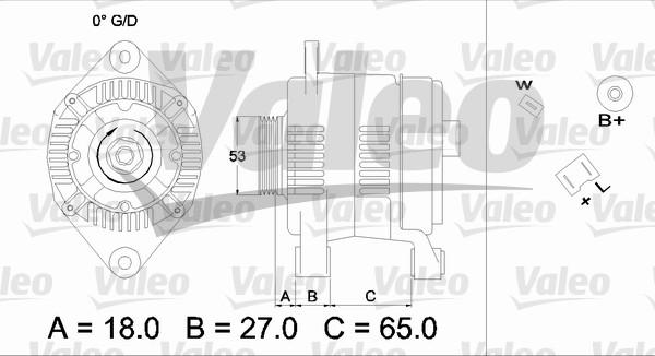 Valeo 436656 - Генератор avtolavka.club