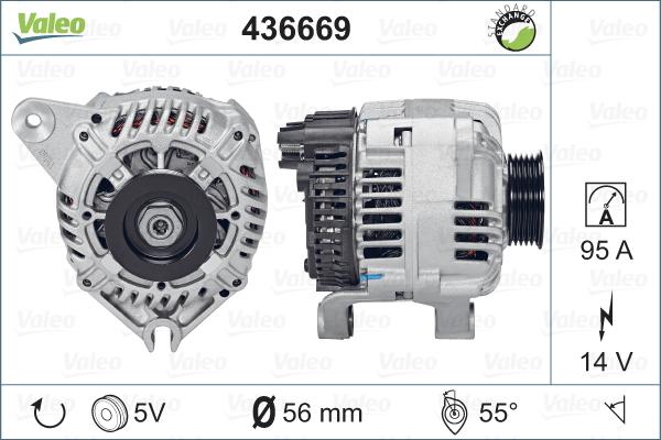 Valeo 436669 - Генератор avtolavka.club